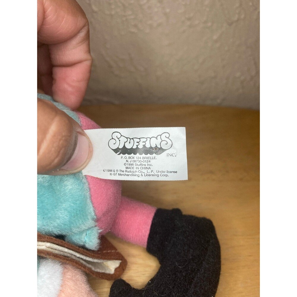 Hermey Dentist Plush Stuffins 1999 CVS Christmas Rudolph Island Of Misfit Toys - Picture 4 of 4